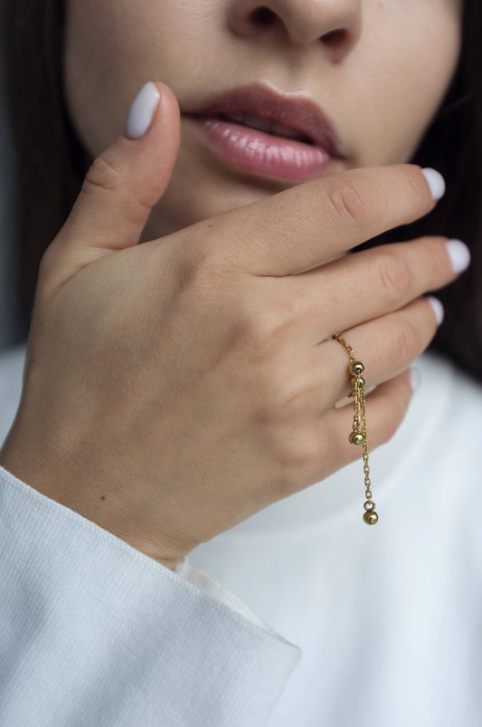 Aeris Transformé Ring Gold Vermeil
