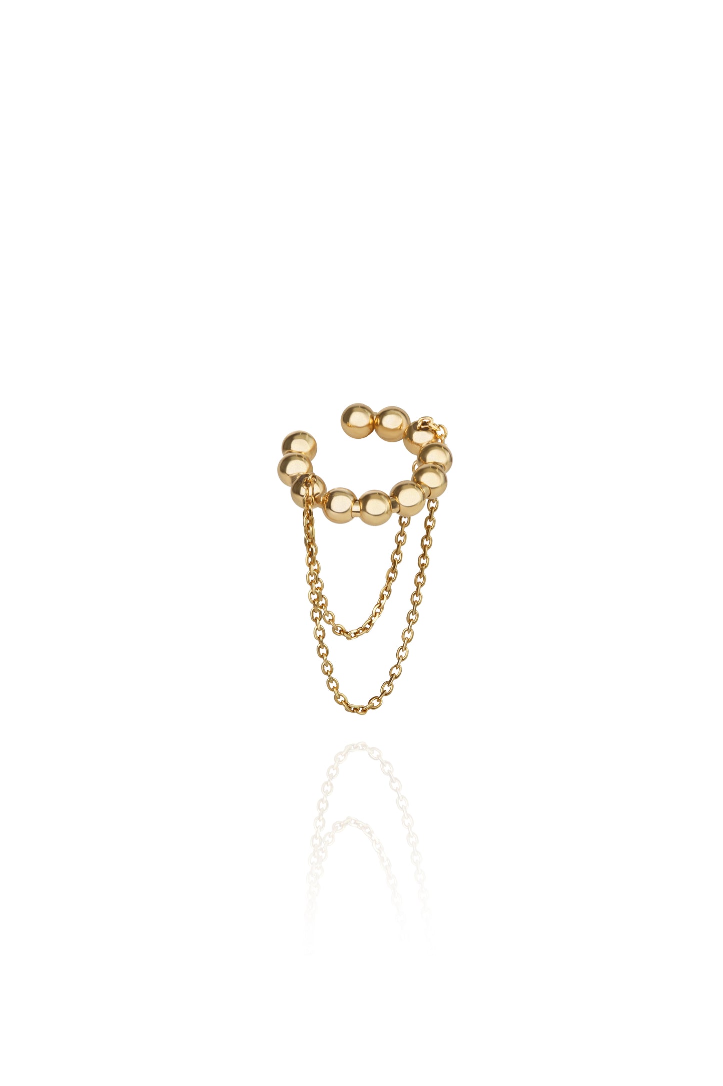 Sierra Cuff-Ring Gold Vermeil